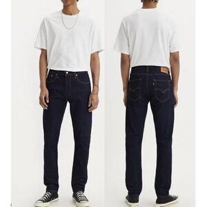 Levi's 512 Mid-Rise Slim Fit Dark Jeans - Excellent Condition - 33" x 30"